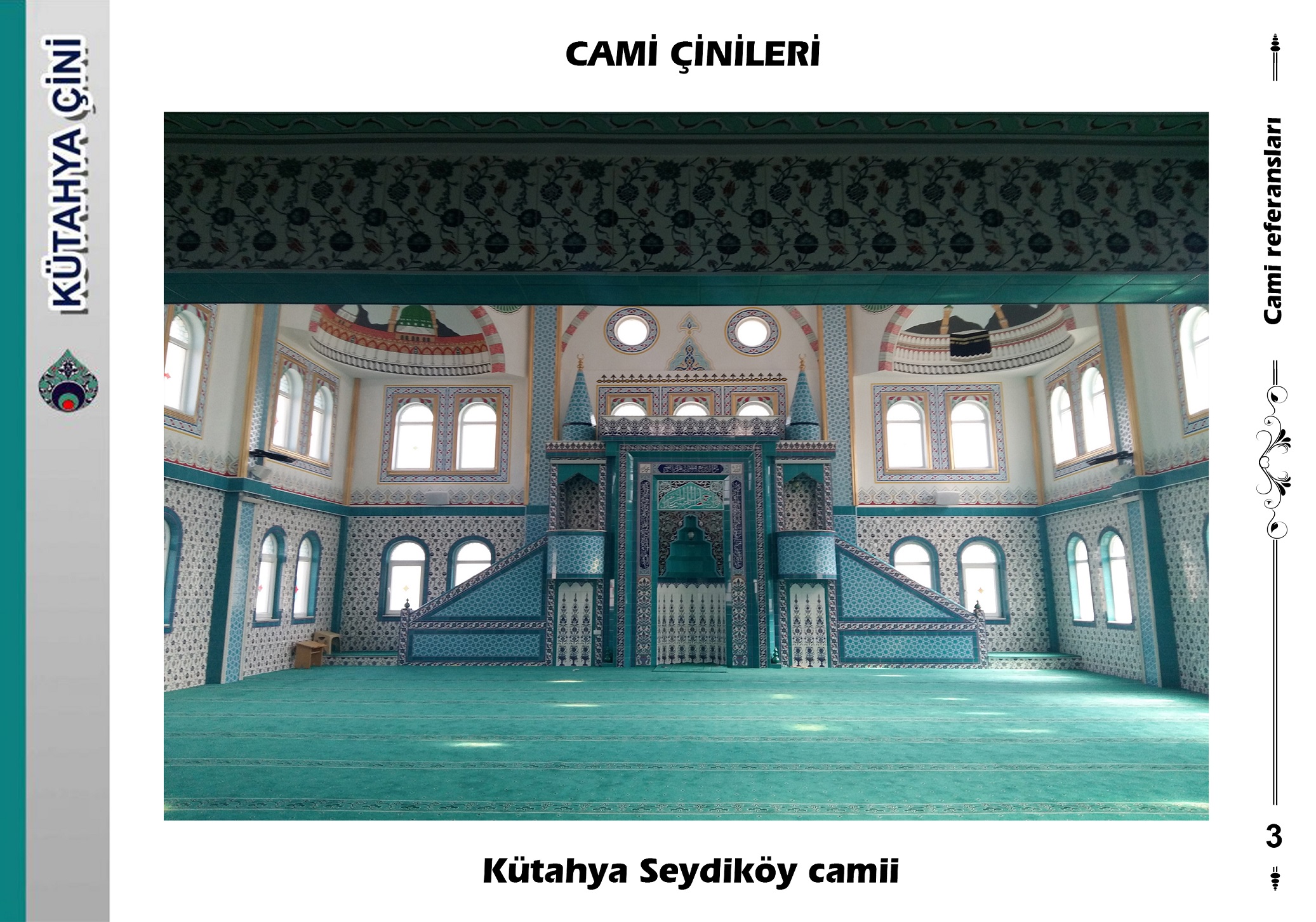 cami çinileri  I Kütahya Çini